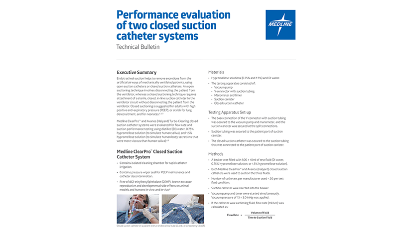 Clear-Pro-White-Paper Performance evaluation of two closed suction catheter systems white paper