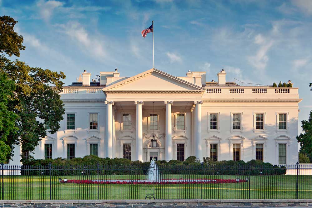 Charlie Mills, CEO, speaks at the White House.