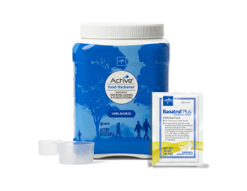 Grouping of therapeutic intervention products in bottles, packets and canisters