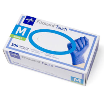 FitGuard-Touch-Powder-Free-Nitrile-Exam-Gloves Medline Fitguard Touch exam gloves