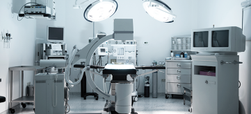 Clean and disinfected surgical suite