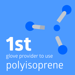 first-glove-provider Three microphones, 1st glove provider to use polyisoprene
