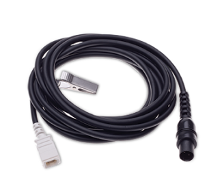 Black Phillips plug to mono jack cable
