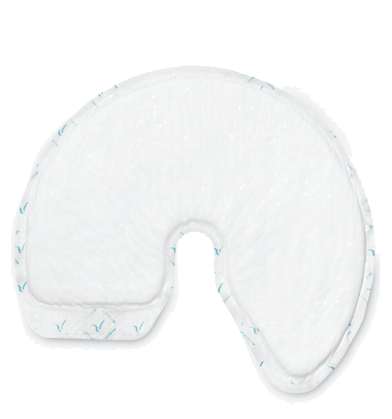 Photo of u-shaped white padding wrap for male incontinence