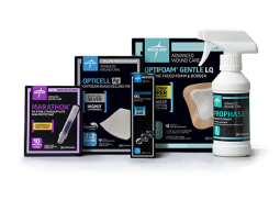 Family shot of a variety of Advanced Wound Care products