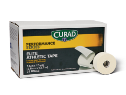 Box of CURAD elite athletic tape