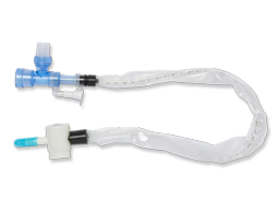 ClearPro closed suction catheter system on white background
