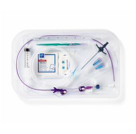 PICC insertion kit on white background