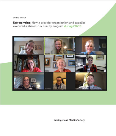 cover image of the Geisinger white paper as it appeared in Modern Healthcare magazine