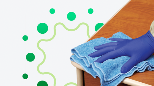 Disinfecting hard surfaces