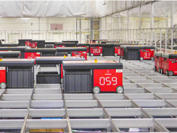 photo of autostore robotic warehouse system