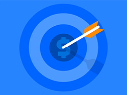 4 alt tag= target with arrow in the center hitting a dollar sign