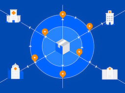 alt tag= illustration of a target with the supply at the center going out to different locations