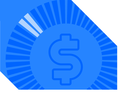 alt tag= icon of a dollar sign with a round design around it