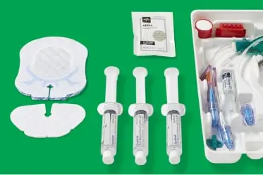 A Medline CVC insertion kit with contents displayed.