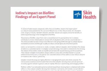 Case study titled “Iodine’s Impact on Biofilm: Findings of an Expert Panel” IoPlex case study