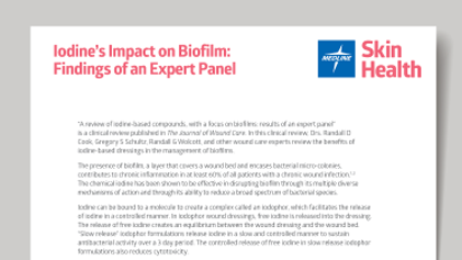 The case study titled "Iodine's Impact on Biofilm: Findings of an Expert Panel"