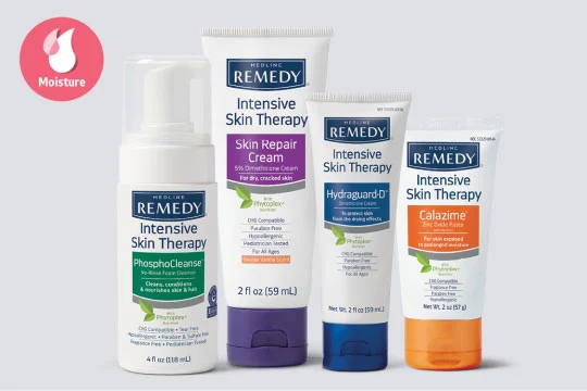 Skin-care-for-PI-prevention Portfolio of skin care products designed for pressure injury prevention