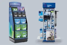 retail-displays-min Image of a 4-sided product retail display of mobiliity products