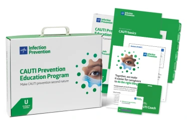 CAUTI Prevention Education Program components and folder