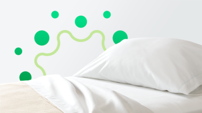 Clean bed sheets in a healthcare setting