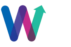 women-emp-group W icon in blue, purple, magenta and green