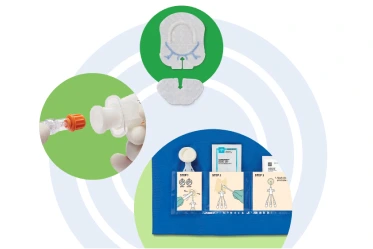 Three samples of medical products