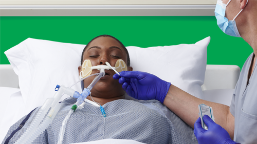 Performing nasal decolonization in an ICU