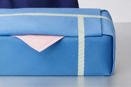 large instrument tray wrapped with Titan wrap