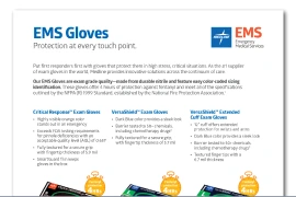 Preview of information sheet on EMS Gloves