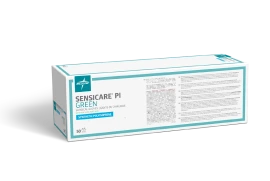 The box packaging for Sensicare Neoprene gloves